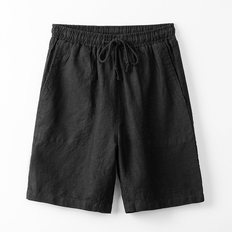 Men Linen Shorts | Straight Fit Summer Shorts | Breathable Casual Beach Wear
