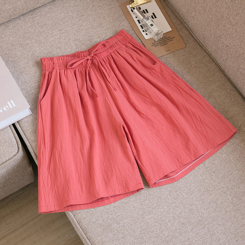 Women’s Cotton Linen Loose Shorts | Lightweight Breathable Casual Summer Shorts for Women