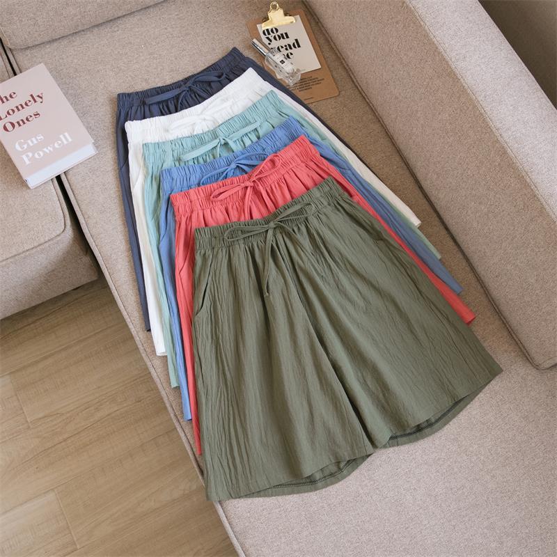 Women’s Cotton Linen Loose Shorts | Lightweight Breathable Casual Summer Shorts for Women