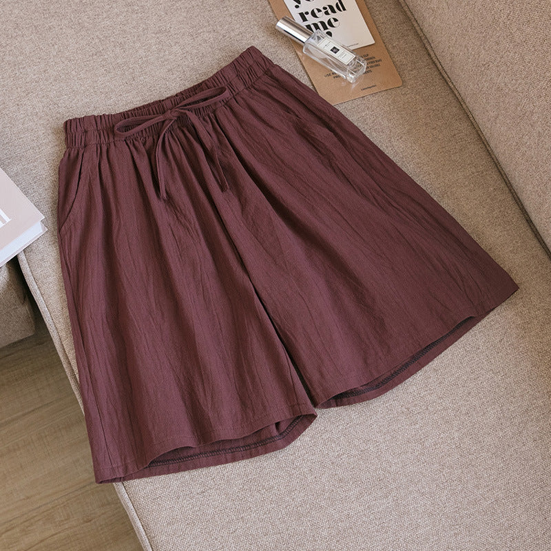 Women’s Cotton Linen Loose Shorts | Lightweight Breathable Casual Summer Shorts for Women