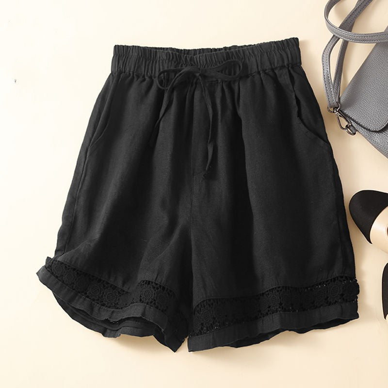 Women’s Thin Linen Shorts | Lightweight Breathable Casual Summer Beach Shorts for Women