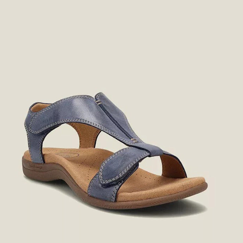 Women’s Platform Wedge Velcro Sandals – Thick Sole Comfortable Casual Summer Shoes