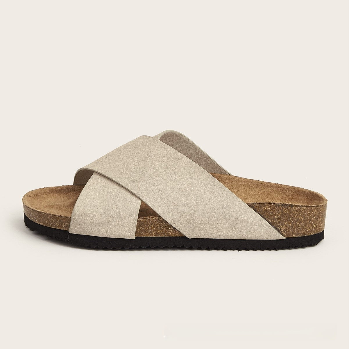 Women’s Plus Size Roman Flat Sandals | Cross Strap Slip-On Summer Sandals for Casual, Travel and Everyday Wear