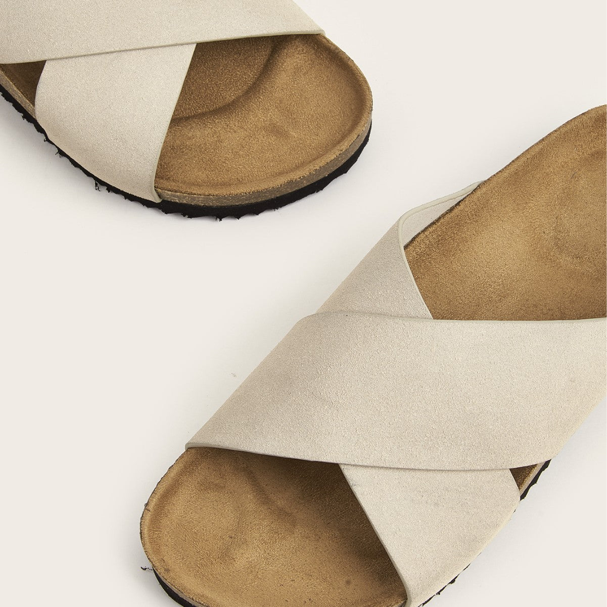 Women’s Plus Size Roman Flat Sandals | Cross Strap Slip-On Summer Sandals for Casual, Travel and Everyday Wear