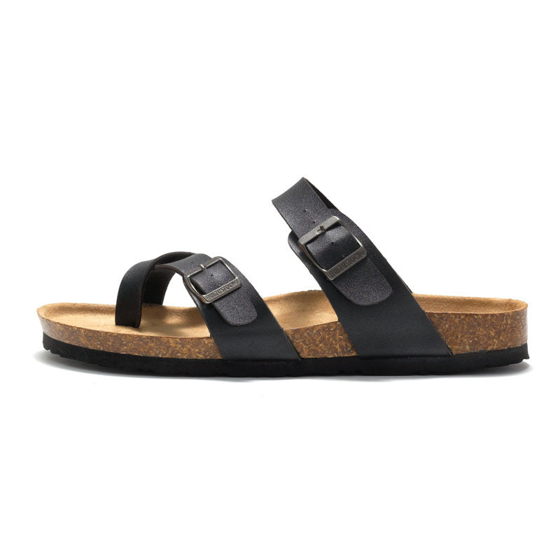 Women’s Cork Trendy Summer Sandals | Comfortable Outdoor Casual Slides for Travel, Beach and Everyday Wear