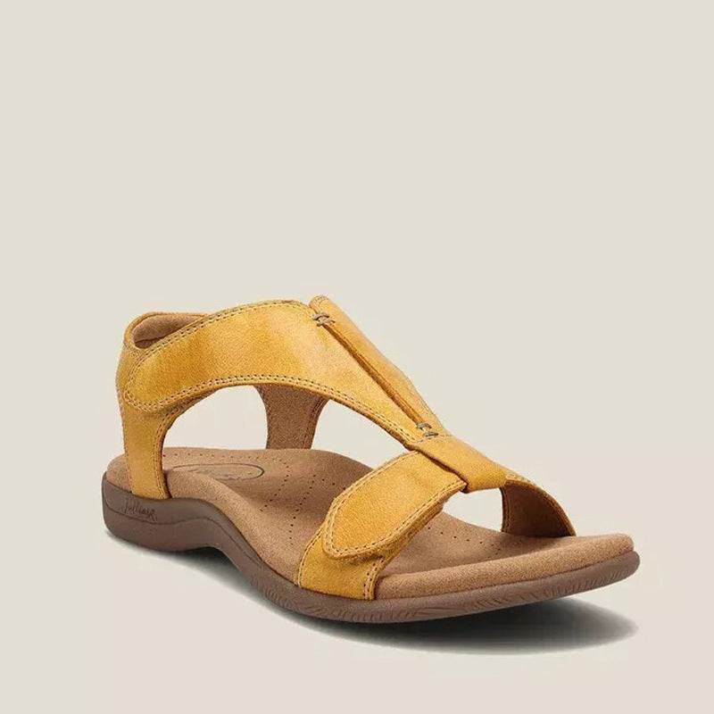 Women’s Platform Wedge Velcro Sandals – Thick Sole Comfortable Casual Summer Shoes