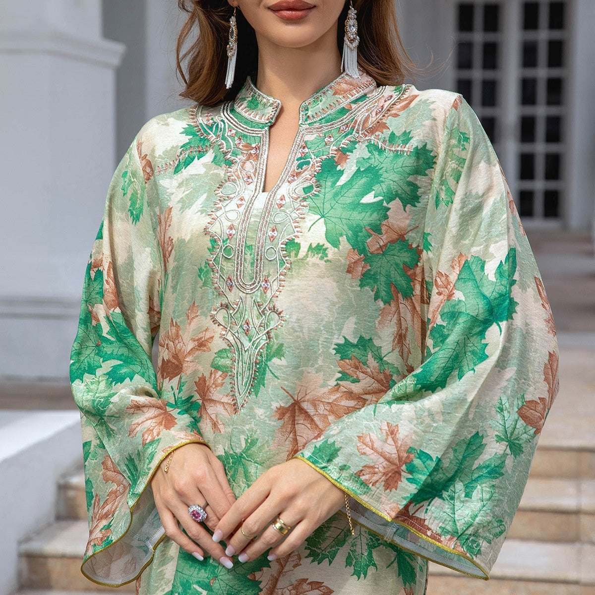 Women’s Printed Summer Dress | Lightweight Flowy Maxi Dress for Casual, Beach and Vacation Wear