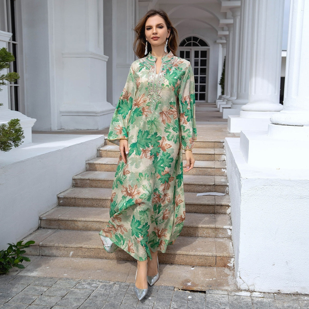 Women’s Printed Summer Dress | Lightweight Flowy Maxi Dress for Casual, Beach and Vacation Wear