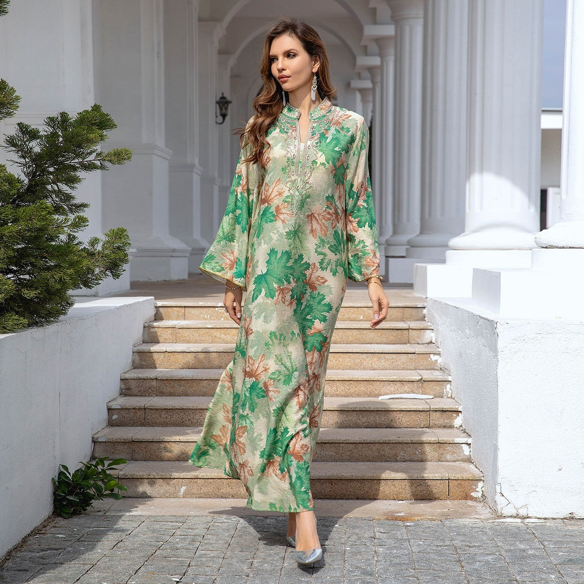 Women’s Printed Summer Dress | Lightweight Flowy Maxi Dress for Casual, Beach and Vacation Wear