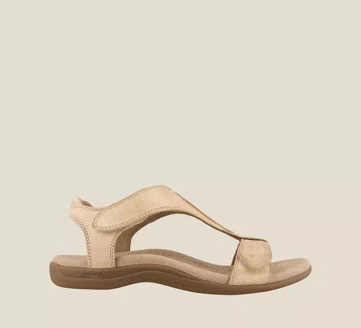 Women’s Platform Wedge Velcro Sandals – Thick Sole Comfortable Casual Summer Shoes