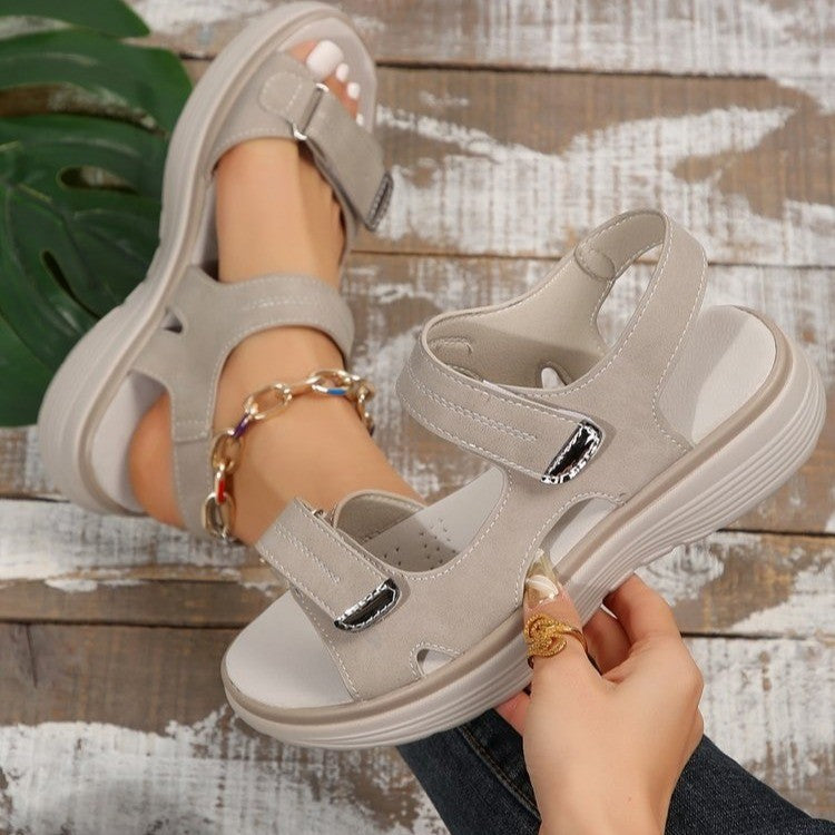 Women’s Velcro Sports Sandals | Lightweight Breathable Summer Beach Sandals for Walking, Travel and Everyday Wear