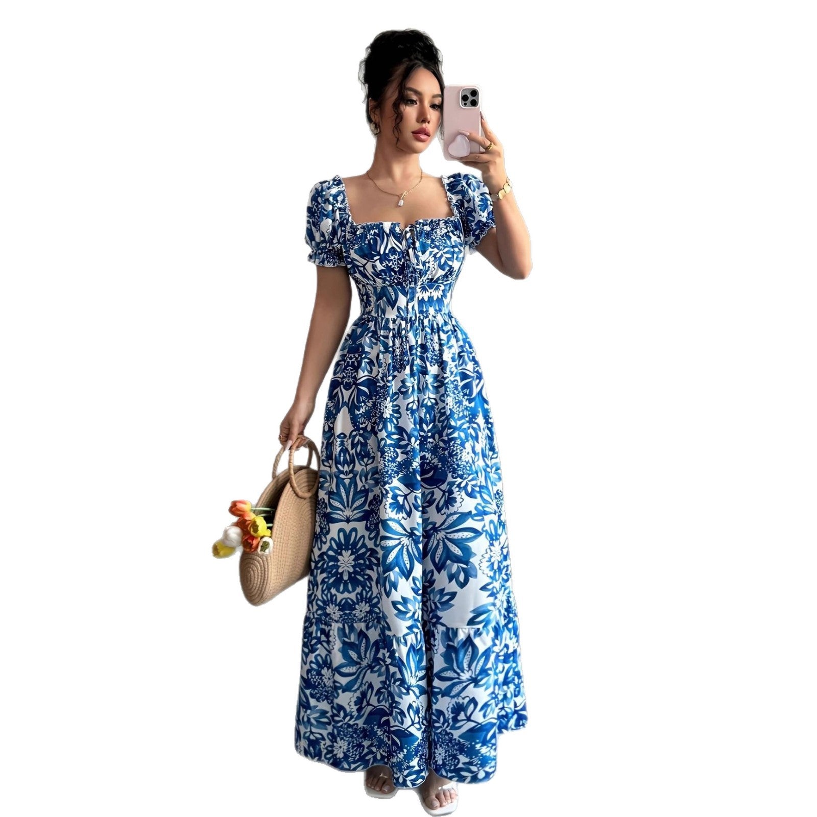 Women’s French Style Summer Slip Dress | Elegant Lightweight Flowy Dress for Casual, Vacation and Party Wear