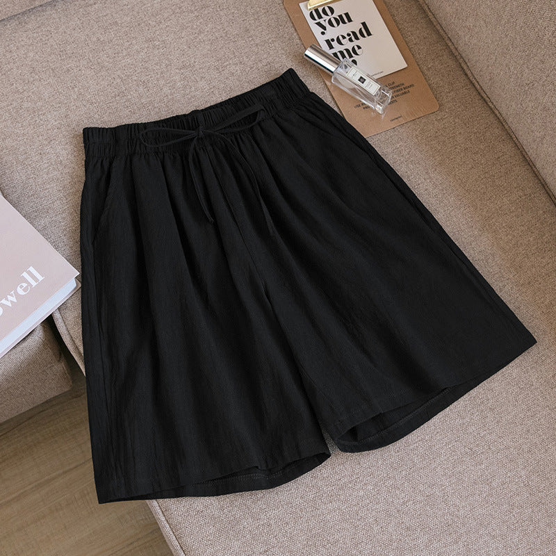 Women’s Cotton Linen Loose Shorts | Lightweight Breathable Casual Summer Shorts for Women