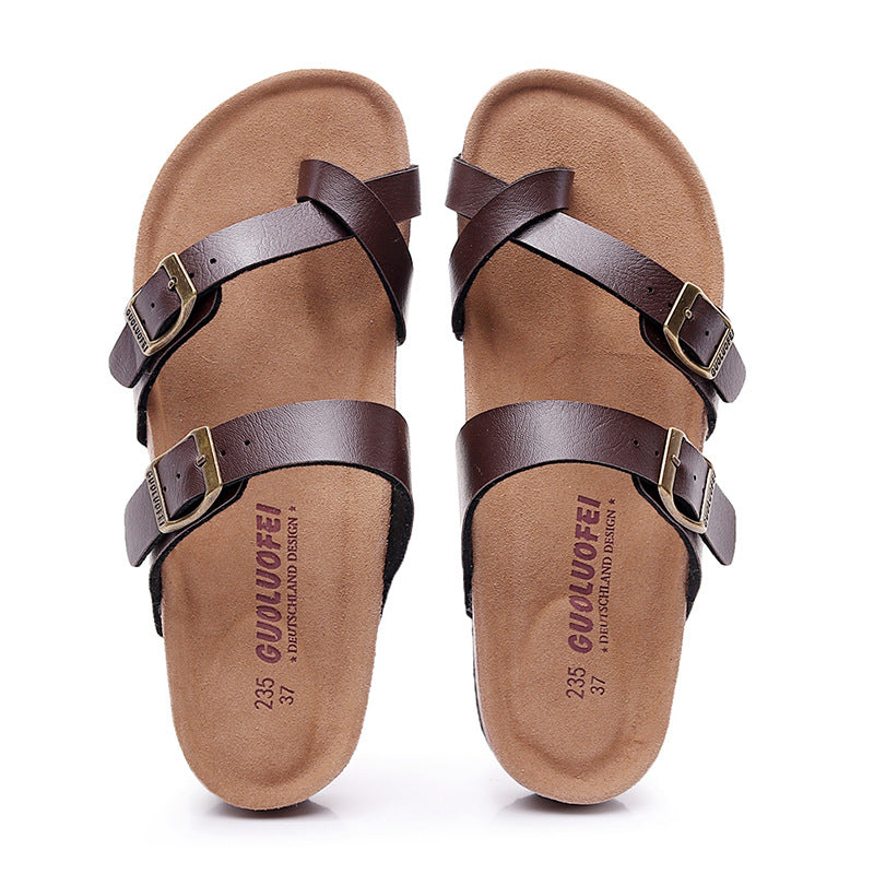 Women’s Cork Summer Slippers | Lightweight Outdoor Comfort Slides for Casual, Beach and Everyday Wear
