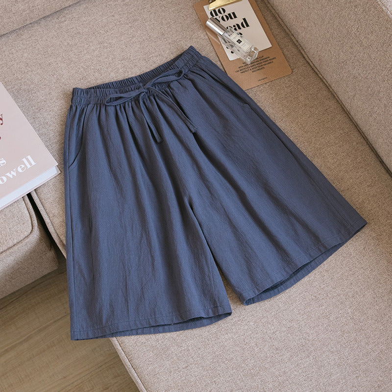 Women’s Cotton Linen Loose Shorts | Lightweight Breathable Casual Summer Shorts for Women