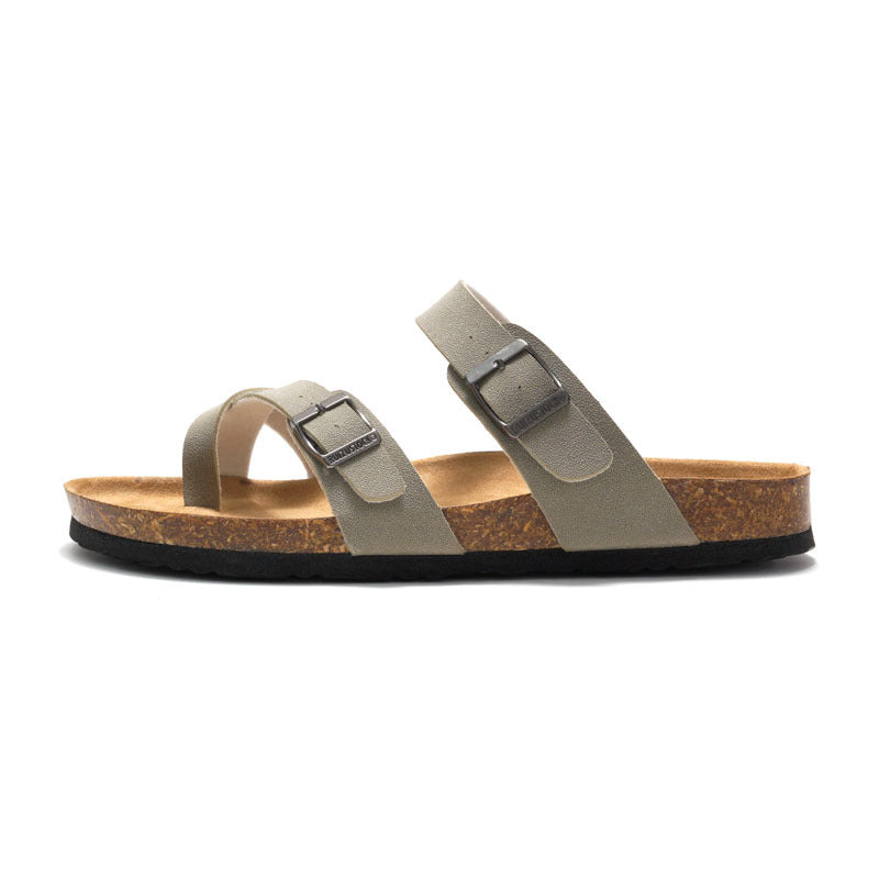 Women’s Cork Trendy Summer Sandals | Comfortable Outdoor Casual Slides for Travel, Beach and Everyday Wear
