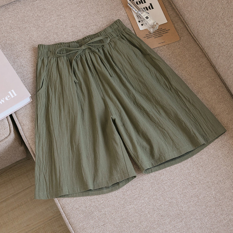 Women’s Cotton Linen Loose Shorts | Lightweight Breathable Casual Summer Shorts for Women