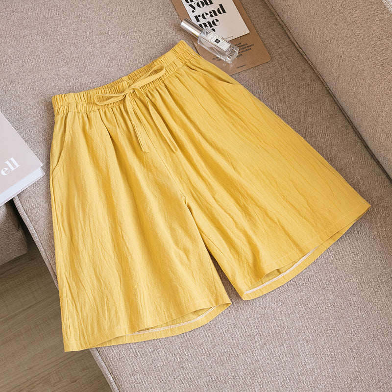 Women’s Cotton Linen Loose Shorts | Lightweight Breathable Casual Summer Shorts for Women