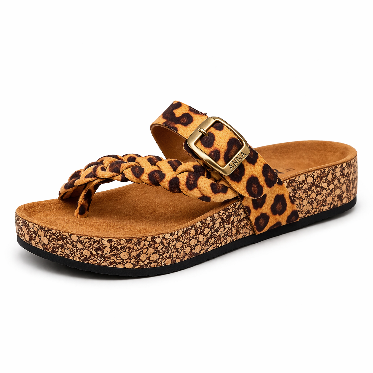 Women’s Cork Flip Flops – Lightweight Comfortable Summer Beach Sandals