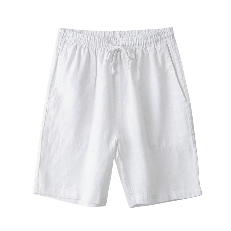 Men Linen Shorts | Straight Fit Summer Shorts | Breathable Casual Beach Wear