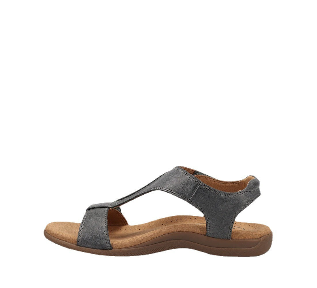 Women’s Platform Wedge Velcro Sandals – Thick Sole Comfortable Casual Summer Shoes