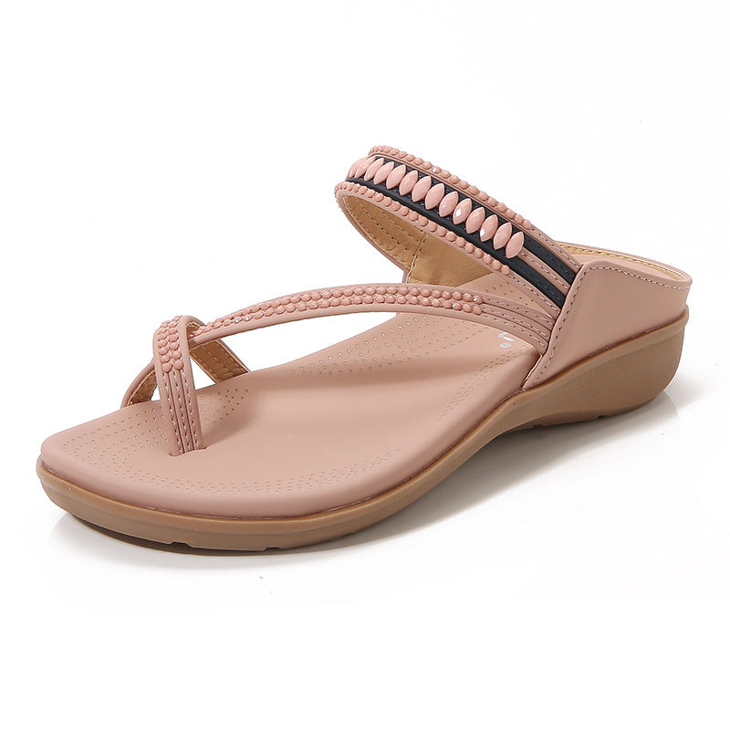 Women’s Cross Strap Casual Sandals & Slippers | Comfortable Slip-On Flat Slides for Daily Wear