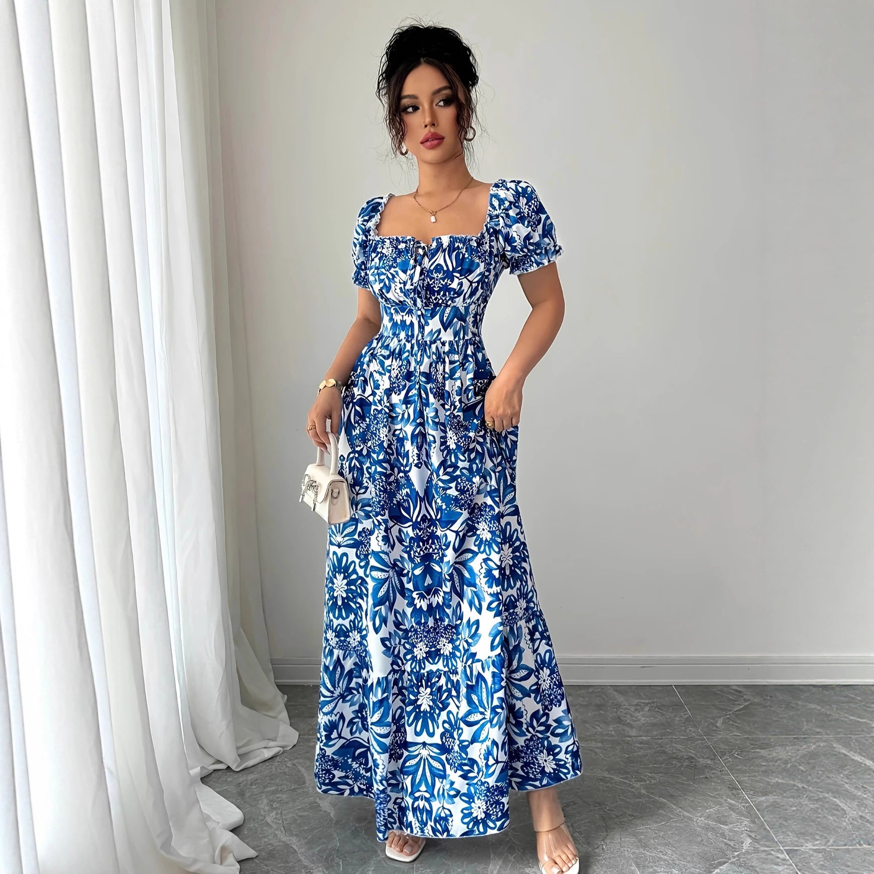 Women’s French Style Summer Slip Dress | Elegant Lightweight Flowy Dress for Casual, Vacation and Party Wear