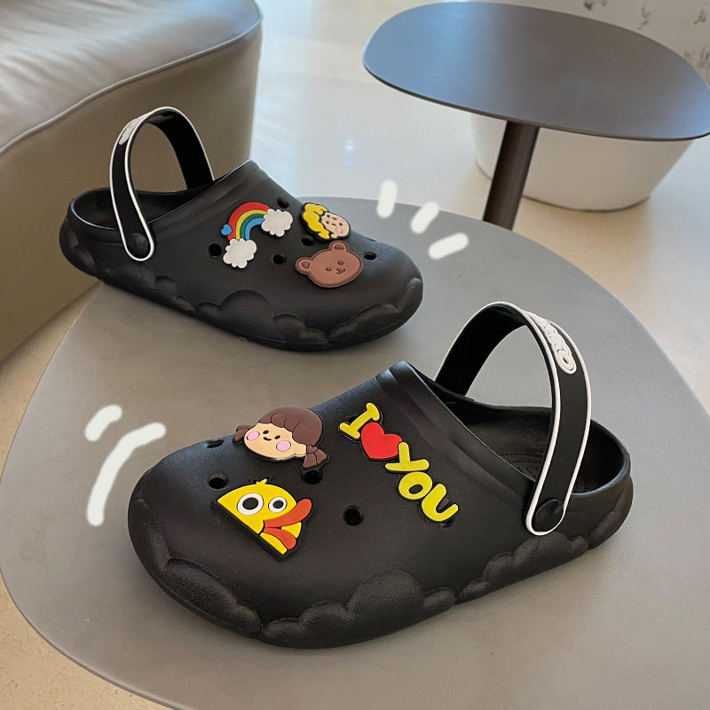 Women’s Trendy Thick Sole Beach Sandals – Soft Comfortable Platform Casual Summer Slippers