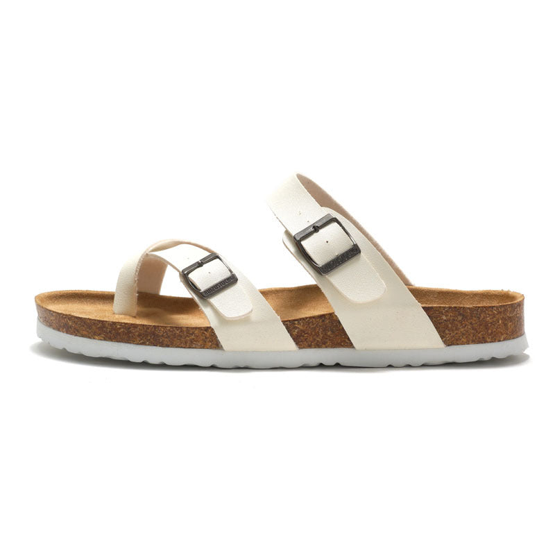 Women’s Cork Trendy Summer Sandals | Comfortable Outdoor Casual Slides for Travel, Beach and Everyday Wear