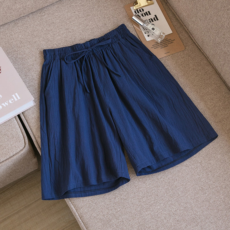 Women’s Cotton Linen Loose Shorts | Lightweight Breathable Casual Summer Shorts for Women
