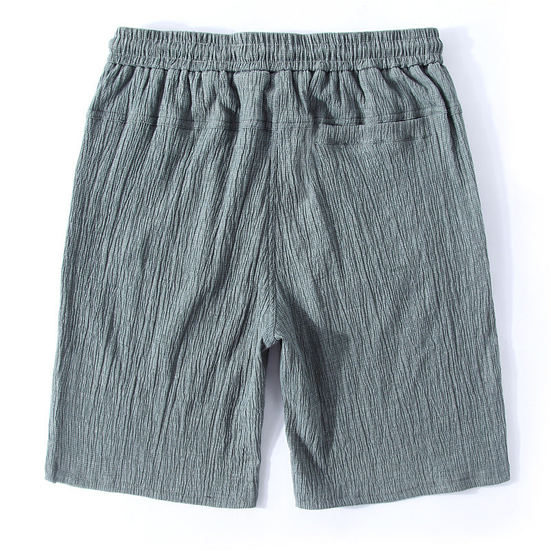 Men Linen Shorts | Lightweight Breathable | Summer Casual Beach Wear